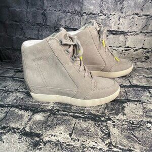 Sorel 6 Out N About Dove Quarry Waterproof Wedges Boots Bootie Sneakers Shoes 6